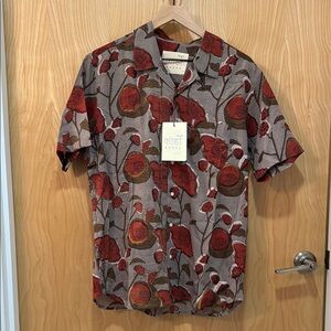 Men's Floral Short Sleeve Shirt